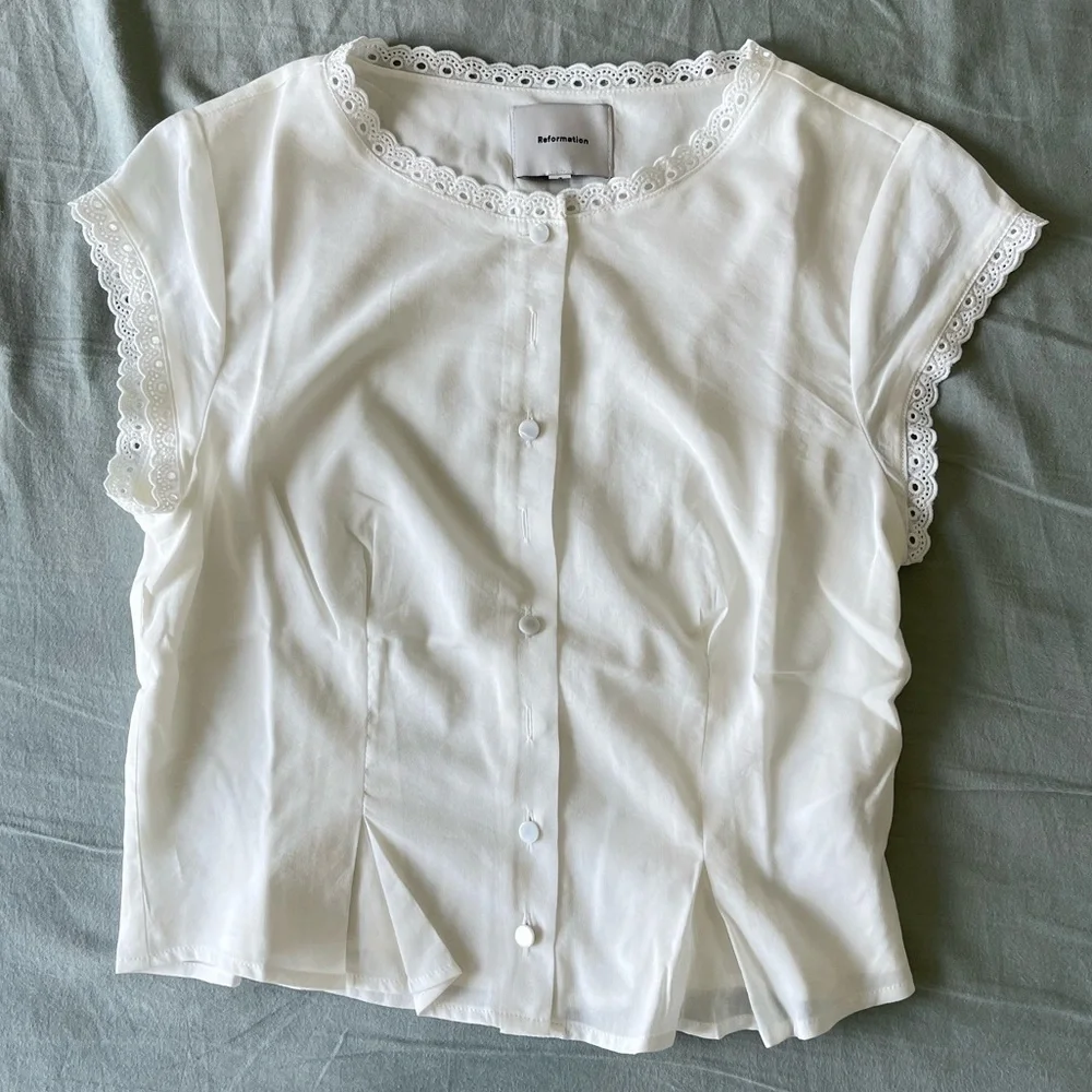 “Sale💖”Reformation Valetta Two Piece -  White - Picture 2 of 6